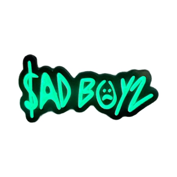 Sad Boyz Glow in the Dark Enamel Pin - Picture 3 of 4